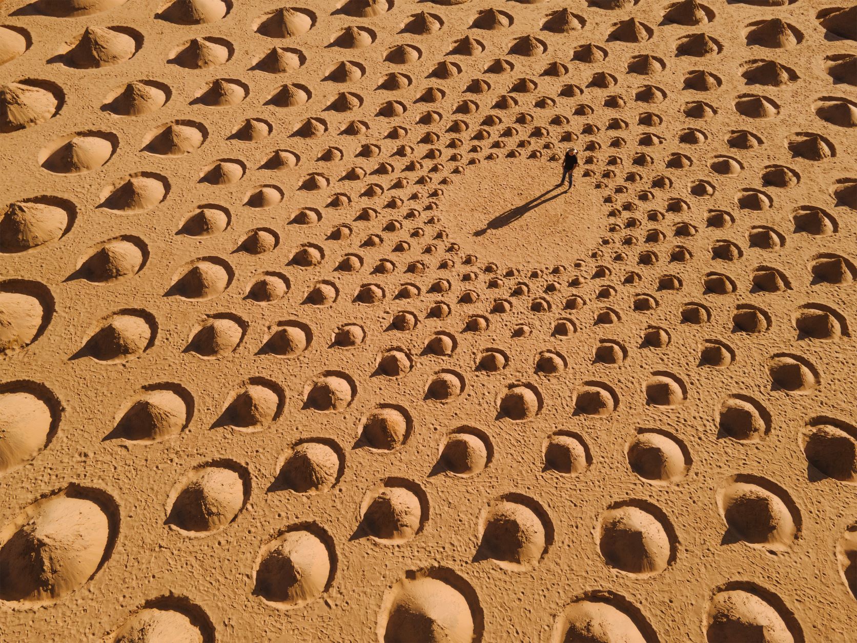 Jim Denevan Desert X AlUla 2022, photo by Lance Gerber