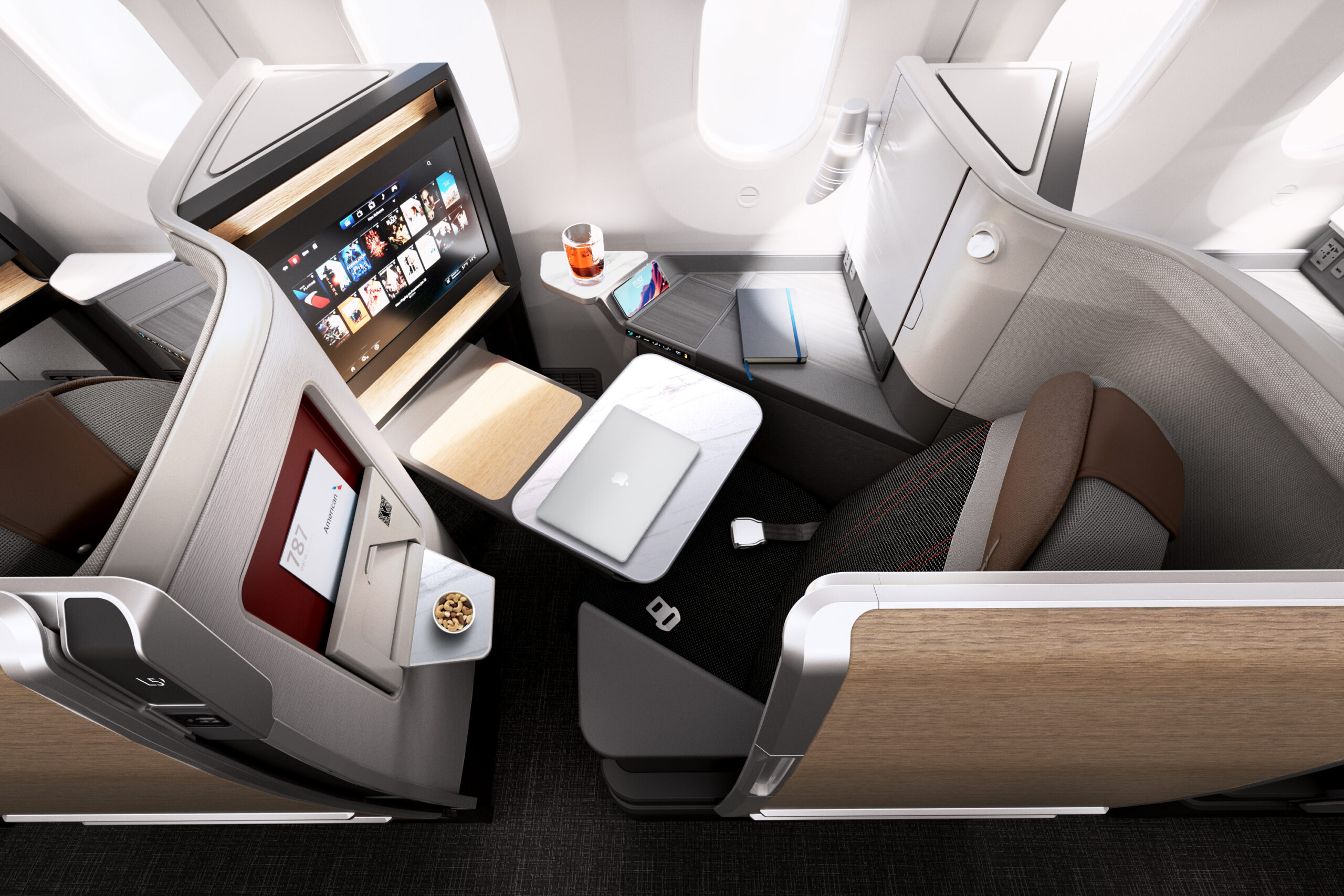 Un'esperienza premium privata in cielo: American Airlines presenta le nuove poltrone Flagship Suite®