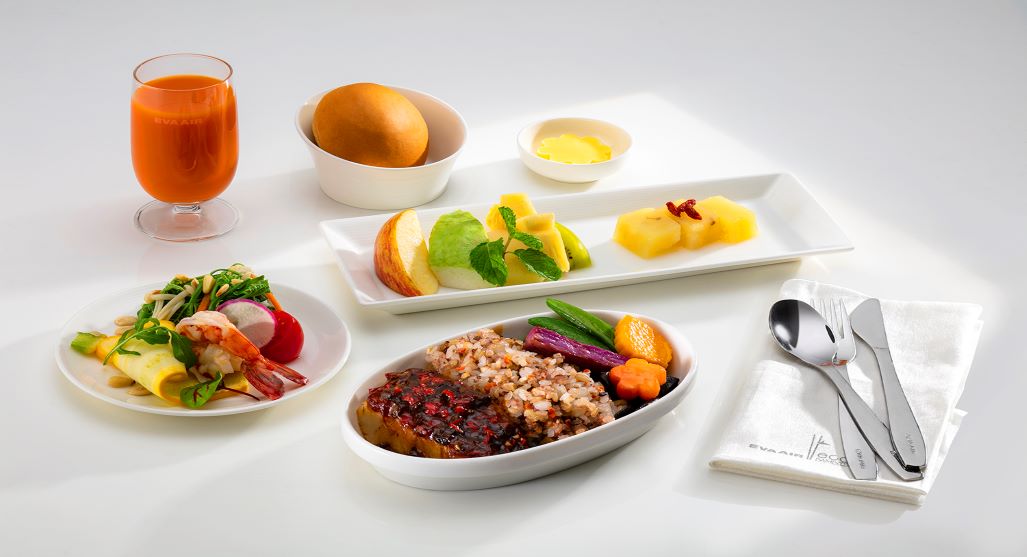 EVA Air offre ai passeggeri di Economy e Premium Economy una selezione di menu speciali