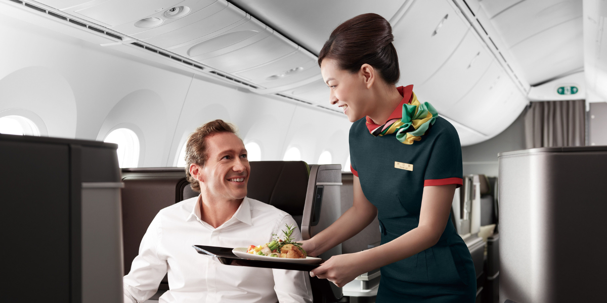 EVA Air offre ai passeggeri la scelta tra 23 pasti speciali per soddisfare qualsiasi necessità di ciascun passeggero