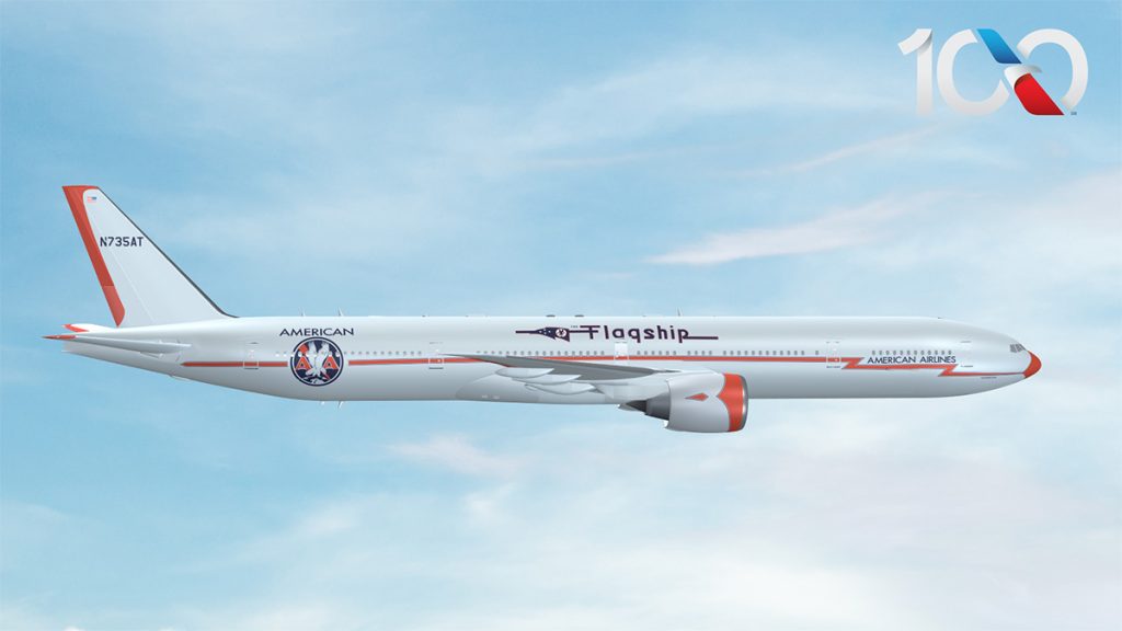 American Airlines unveils special Flagship livery ahead of centennial year