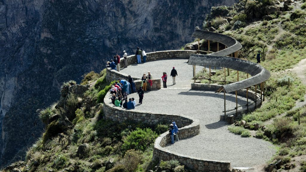 Mirador de la Cruz del Cóndor, en el Cañón de Colca.