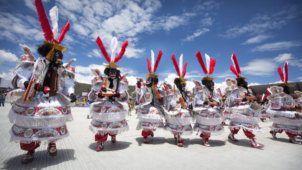 Morenada puneña en la festividad Virgen de la Candelaria.