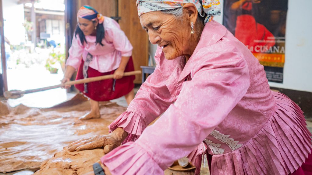 Producción artesanal de Huancas